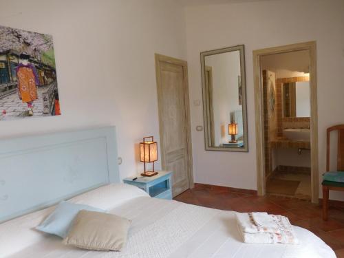 Postel nebo postele na pokoji v ubytování Casa La Liccia