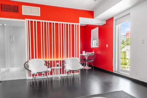 Zona de estar de Blanc Kara- Adults Only