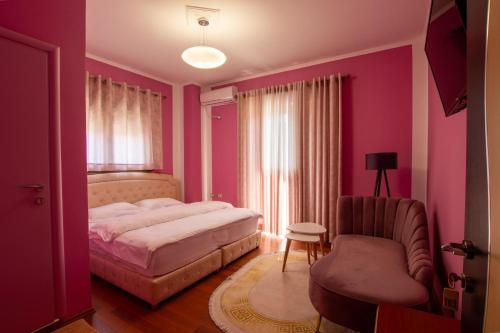 Postel nebo postele na pokoji v ubytování Bora Hotel