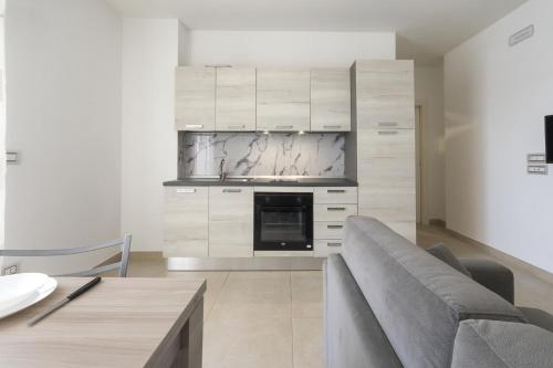 Kuchyň nebo kuchyňský kout v ubytování GS Residence