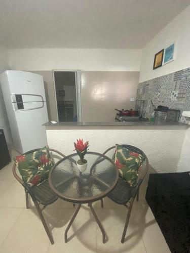 Dapur atau dapur kecil di Sua Casa No Recife Excelente Custo Benefício