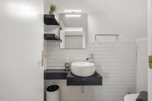 Koupelna v ubytování Villa Monte