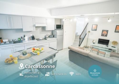 Au pied des remparts- Maison de caractère-3 Ch-AC