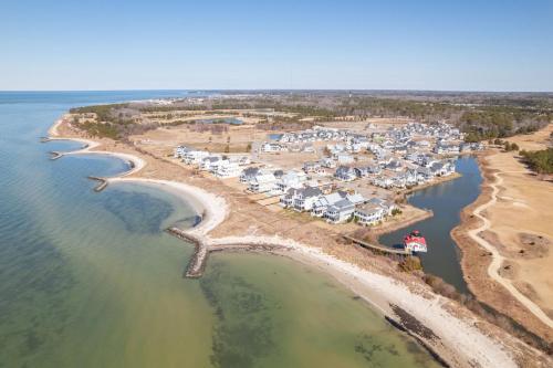 an aerial view of a resort on the beach at Golf Tennis Pool Beach - Bay Creek Caddy Shack in Cape Charles