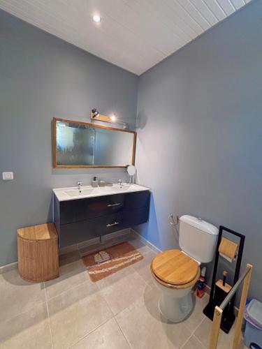Koupelna v ubytování La Villa Turquoise