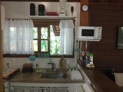 Dapur atau dapur kecil di Casinha