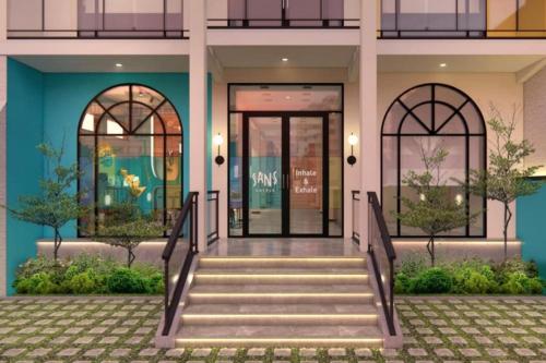 Exteriér nebo vchod ubytování Sans Arya Hotel Batu