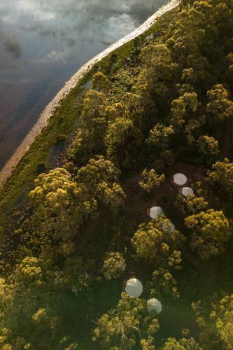 Paesaggio naturale nelle vicinanze di questo campeggio di lusso