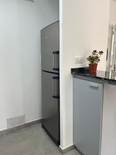 Kuchyň nebo kuchyňský kout v ubytování Quintana Duplex