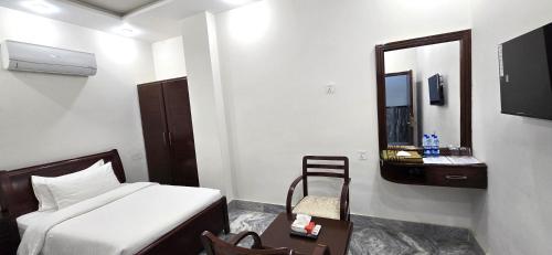 TV a/nebo společenská místnost v ubytování Hotel Nova