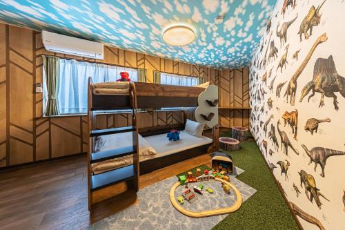 Postel nebo postele na pokoji v ubytování nest Retreat Atami
