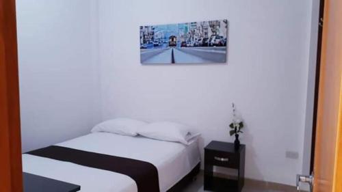 Katil atau katil-katil dalam bilik di Hotel Tramonti
