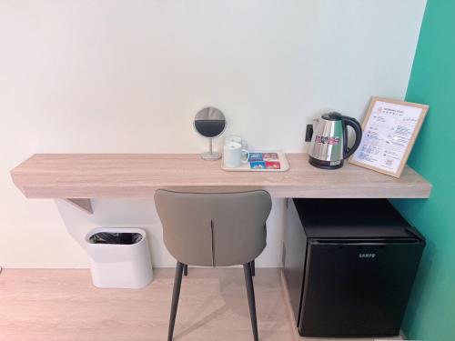 星輝旅宿 MS Hotel 一中館にあるコーヒーまたはお茶