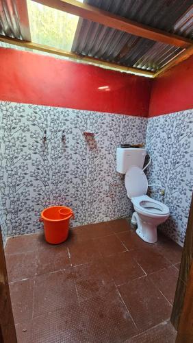 Koupelna v ubytování Gyani Homestay - Tirthan
