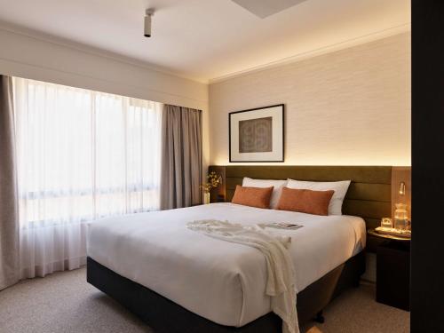 Katil atau katil-katil dalam bilik di Adina Apartment Hotel Sydney Town Hall