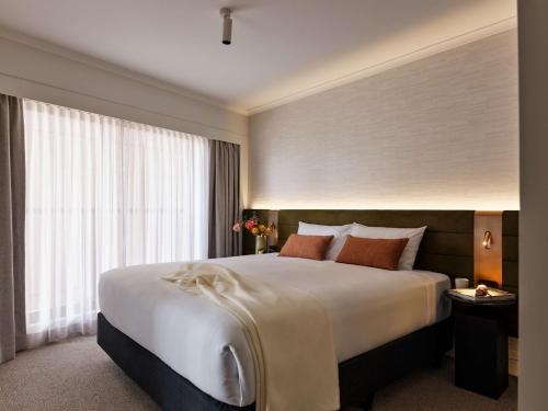 Katil atau katil-katil dalam bilik di Adina Apartment Hotel Sydney Town Hall