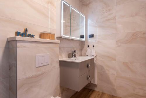 Koupelna v ubytování Grand View Holiday Home