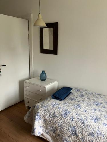 En eller flere senge i et værelse på Marielyst B&B - Apartments