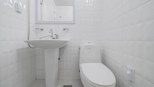 Koupelna v ubytování Zio Pinetree