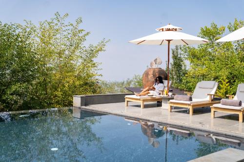 Piscina en o cerca de Qayaam Gah