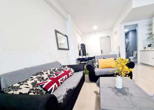 Posezení v ubytování First Subang Courtyard SS15 LRT SJMC Nu Empire Sunway Pyramid Lagoon Sunway Hospital