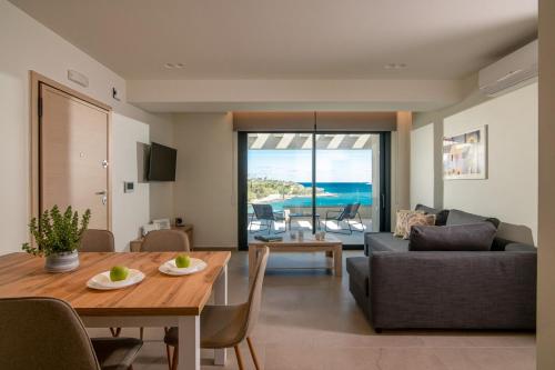 Χώρος καθιστικού στο Altius Blue Apartments