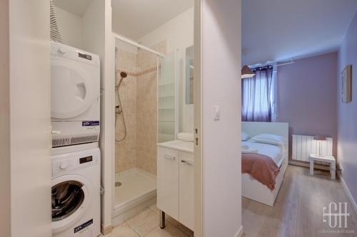 Koupelna v ubytování Grand appartement hyper centre,4 chambres, parking