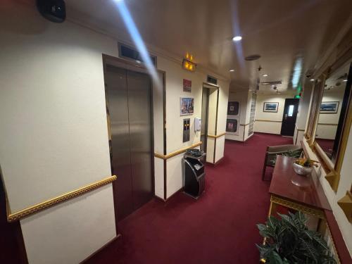 an overhead view of a hallway in a building at Orchid Hotel Deira in Dubai