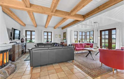 Posezení v ubytování Holiday Home Gulstavgård Gulstavvej