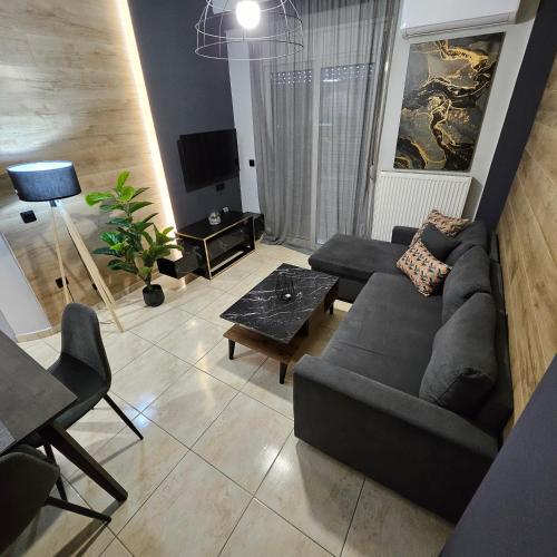 Χώρος καθιστικού στο Central1ModernApartmentFreeParking