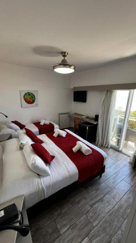 Postel nebo postele na pokoji v ubytování Gran Hotel Fontainebleau