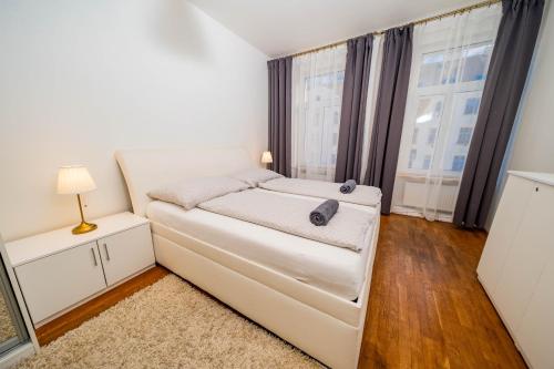 Posteľ alebo postele v izbe v ubytovaní 6 Bob's Apartments - 3 bedrooms, King size beds