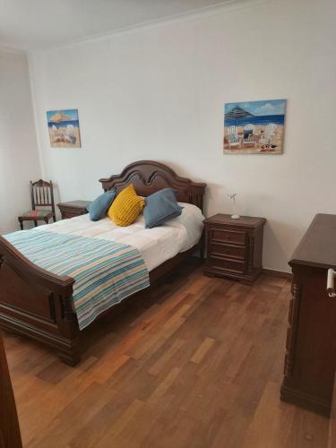 Ένα ή περισσότερα κρεβάτια σε δωμάτιο στο Casa de Mi mar