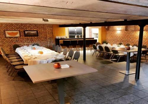 Posezení v ubytování Hostellerie De Biek