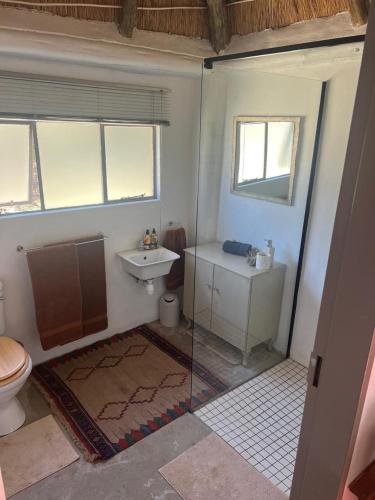 Bilik mandi di Bokfontein se loop
