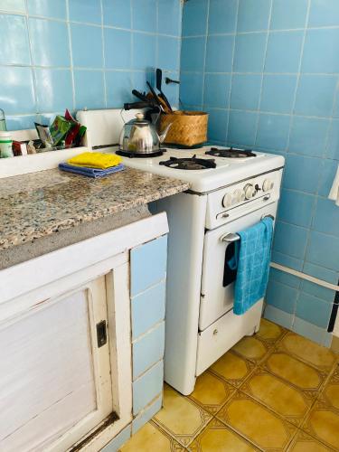Kuchyň nebo kuchyňský kout v ubytování La casita azul, Tanti