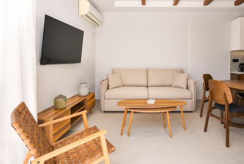 Posezení v ubytování Stefi Villas - Deluxe Pool Bliss Retreats