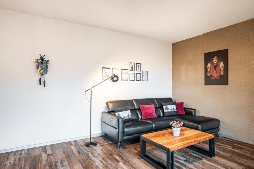 Posezení v ubytování Ferienwohnung Wilde7