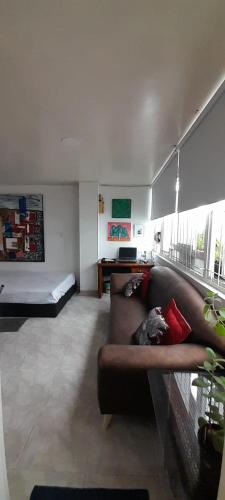 Ruang duduk di Antonia Santos Apartment