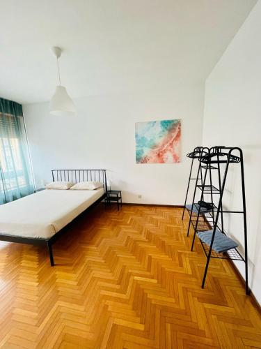 Postel nebo postele na pokoji v ubytování Mamisà appartamento in centro Schio