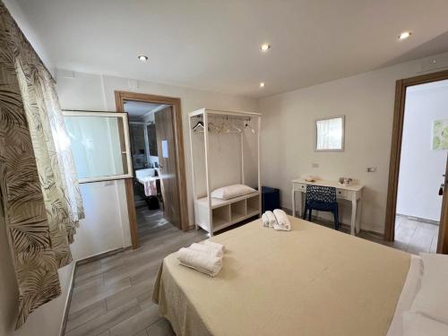 Letto o letti in una camera di Camere Dieci Maggio