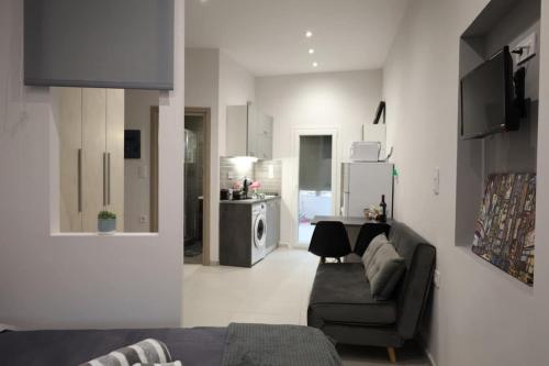 Kuchyň nebo kuchyňský kout v ubytování Ariadni Apartment Cozy Escape