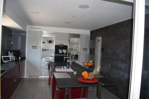 Kuchyň nebo kuchyňský kout v ubytování Villa Rixheim