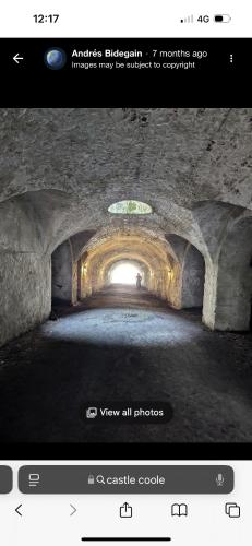 a screenshot of a tunnel with a picture of a tunnel at Arch House in Florencecourt