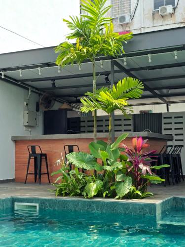 Бассейн в Jonker Street New Cozy Home 20pax Swimming Pool Karaoke или поблизости