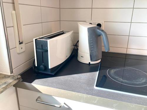 Dapur atau dapur kecil di Business Apartment Herzobase