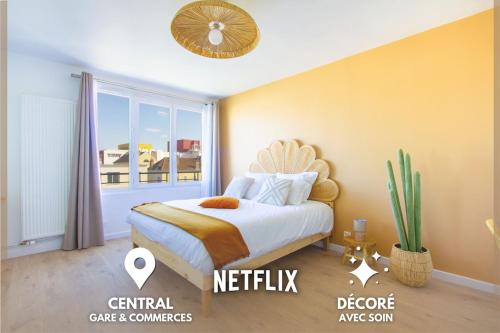 L'Arizona - 2 min de la Gare - Lit Queen Size