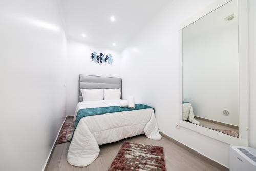 Postel nebo postele na pokoji v ubytování Dina Beach House