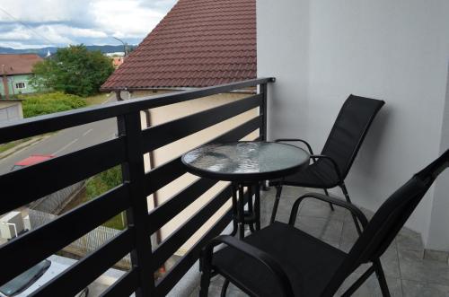 Balkón nebo terasa v ubytování ApartHotel