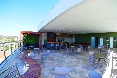 Uma varanda ou terraço em Transamerica Lagoa Santa